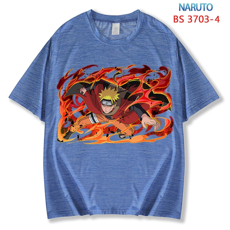 Naruto  ice silk cotton loose and comfortable T-shirt from XS to 5XL  BS-3703-4