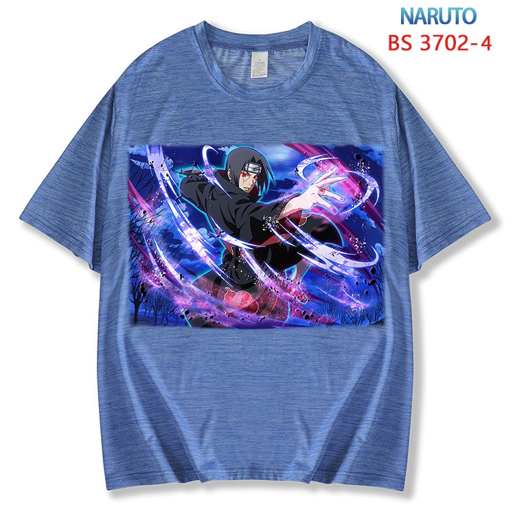 Naruto  ice silk cotton loose and comfortable T-shirt from XS to 5XL BS-3702-4