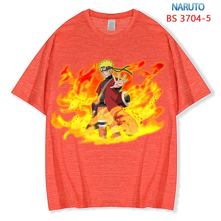 Naruto  ice silk cotton loose and comfortable T-shirt from XS to 5XL BS-3704-5