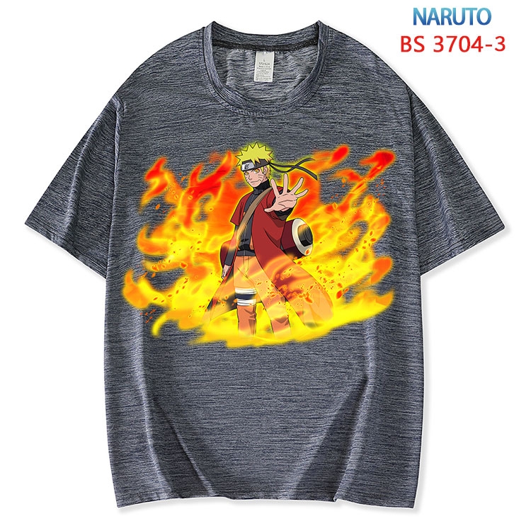 Naruto  ice silk cotton loose and comfortable T-shirt from XS to 5XL BS-3704-3