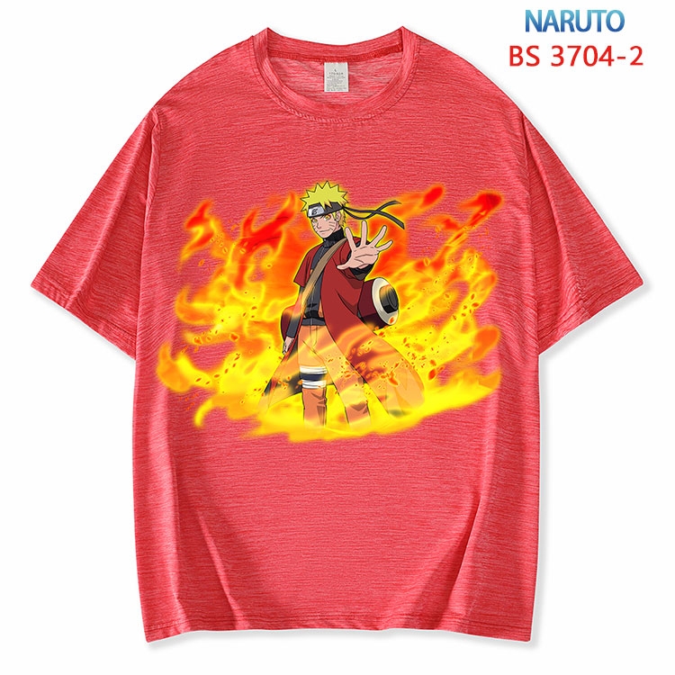 Naruto  ice silk cotton loose and comfortable T-shirt from XS to 5XL BS-3704-2