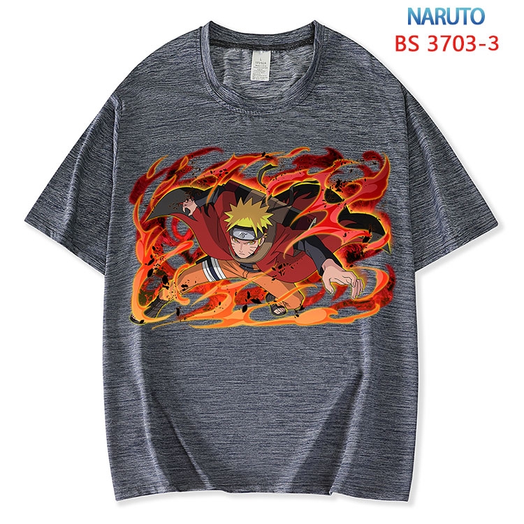 Naruto  ice silk cotton loose and comfortable T-shirt from XS to 5XL BS-3703-3