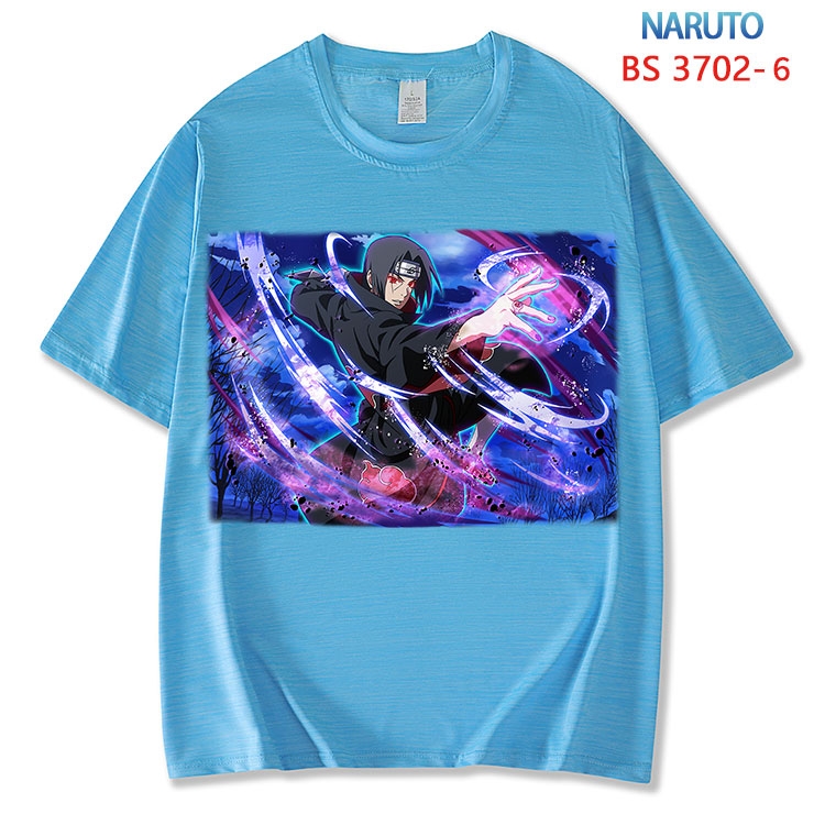 Naruto  ice silk cotton loose and comfortable T-shirt from XS to 5XL BS-3702-6