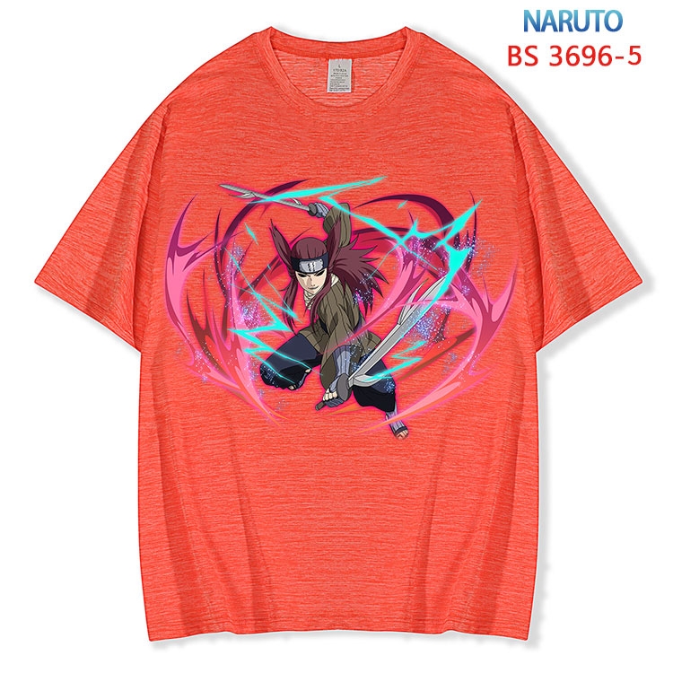 Naruto  ice silk cotton loose and comfortable T-shirt from XS to 5XL BS-3696-5
