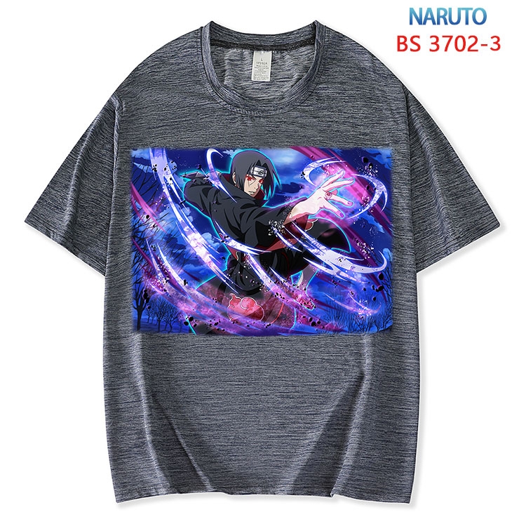 Naruto  ice silk cotton loose and comfortable T-shirt from XS to 5XL BS-3702-3