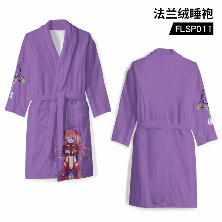 EVA Anime flannel pajamas support individual customization based on images FLSP011