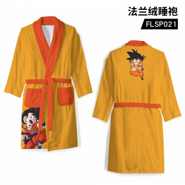 DRAGON BALL Anime flannel pajamas support individual customization based on images FLSP021