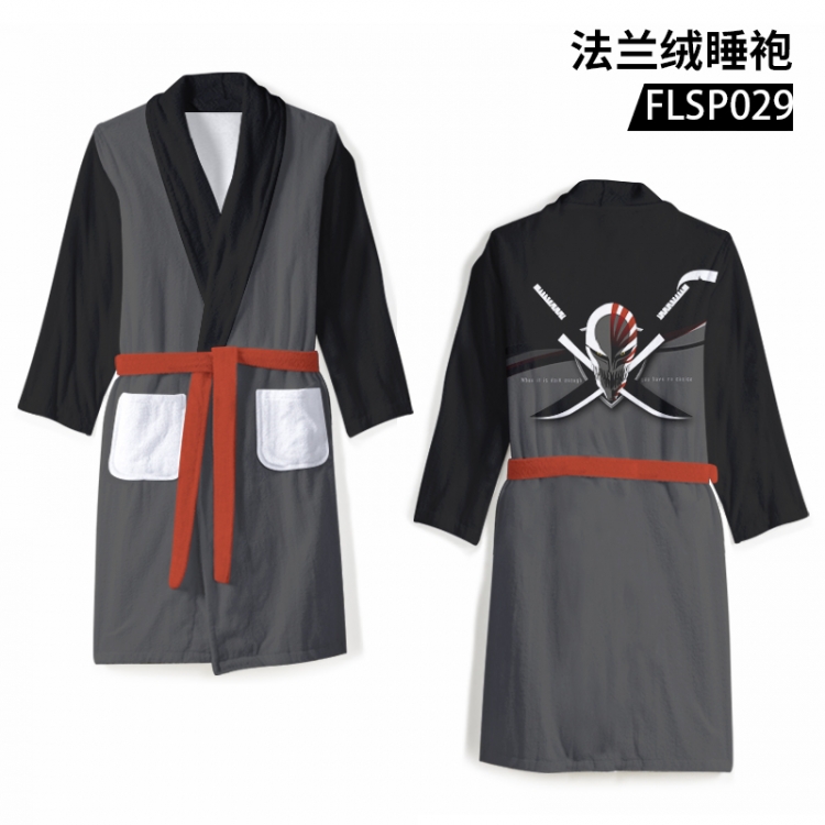 Bleach Anime flannel pajamas support individual customization based on images FLSP029