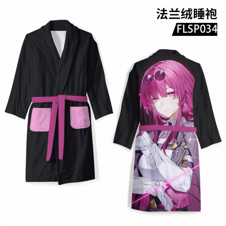 Honkai: Star Rail Anime flannel pajamas support individual customization based on images FLSP034