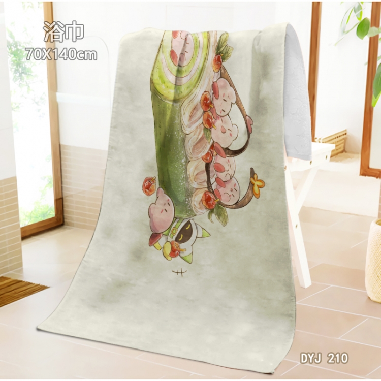 Kirby Anime surrounding towel large bath towel 70X140cm DYJ210