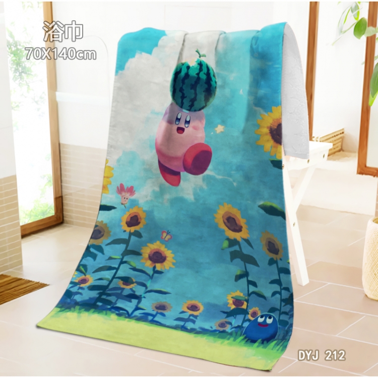 Kirby Anime surrounding towel large bath towel 70X140cm DYJ212