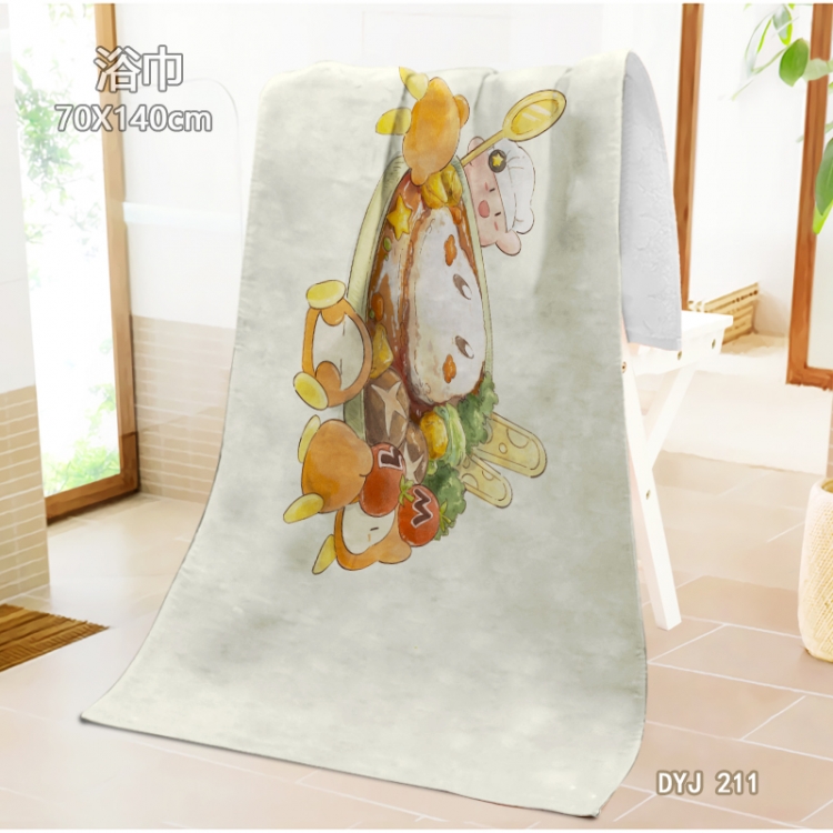 Kirby Anime surrounding towel large bath towel 70X140cm DYJ211