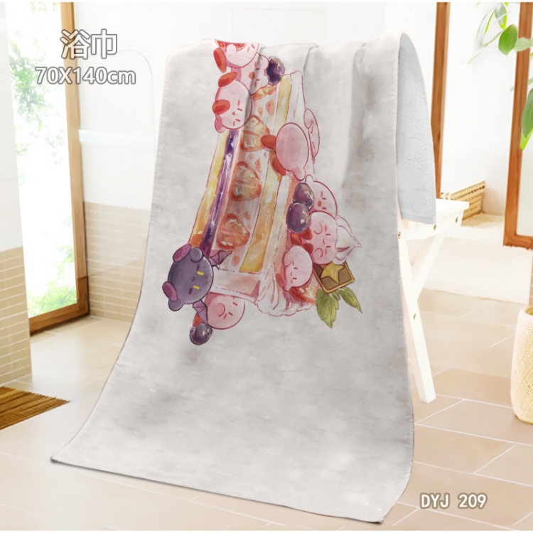 Kirby Anime surrounding towel large bath towel 70X140cm DYJ209