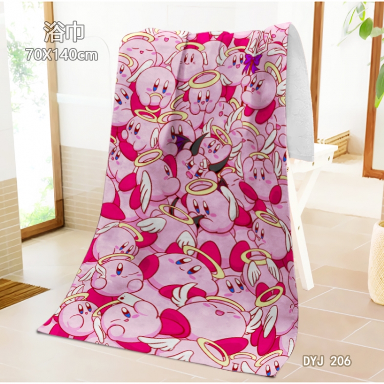 Kirby Anime surrounding towel large bath towel 70X140cm DYJ206
