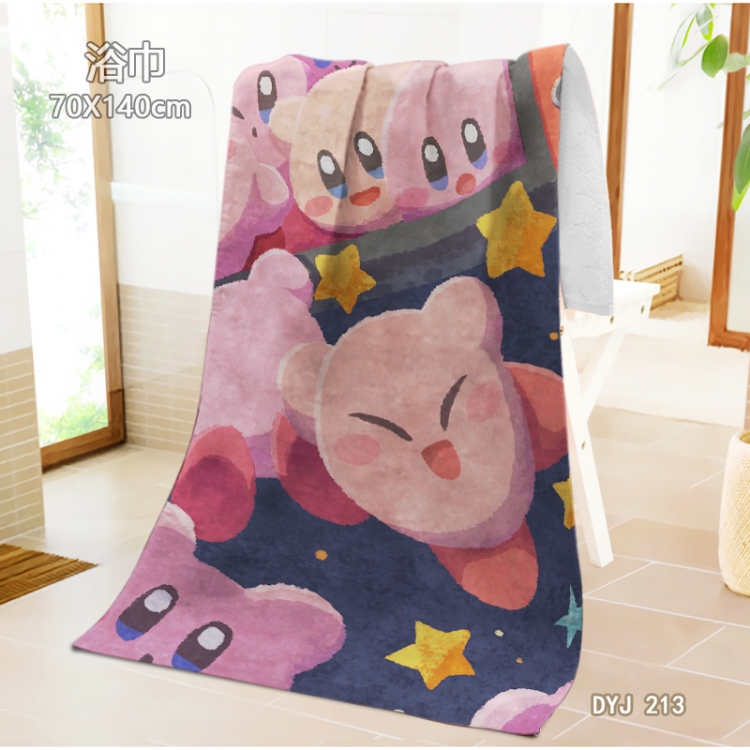 Kirby Anime surrounding towel large bath towel 70X140cm DYJ213