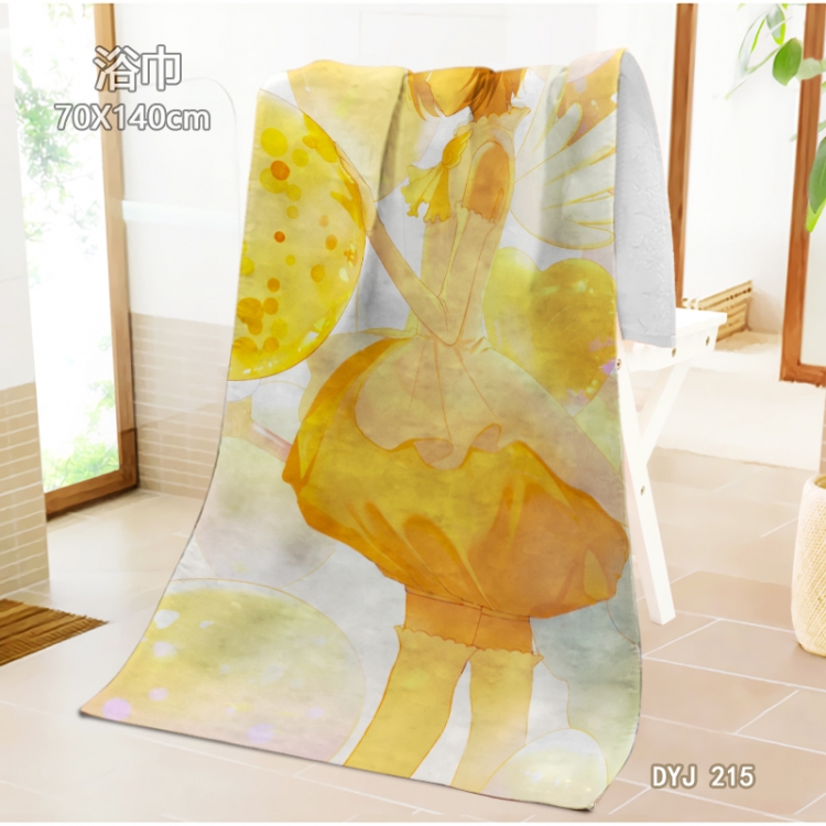 Card Captor Sakura Anime surrounding towel large bath towel 70X140cm DYJ215