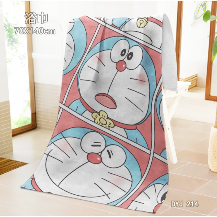 Doraemon Anime surrounding towel large bath towel 70X140cm DYJ214