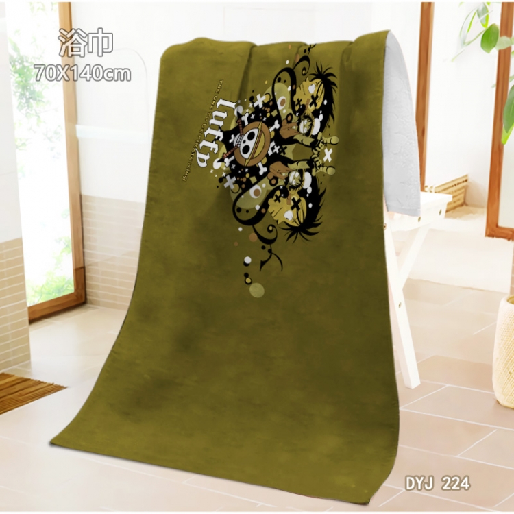 One Piece Anime surrounding towel large bath towel 70X140cm DYJ224