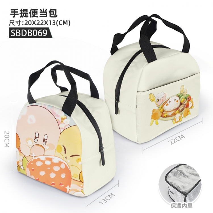 Kirby Anime portable bento bag 20X22X13cm SBDB069