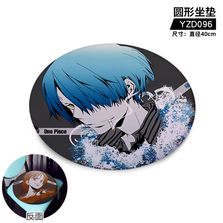 One Piece Anime plush circular cushion 40cm YZD096