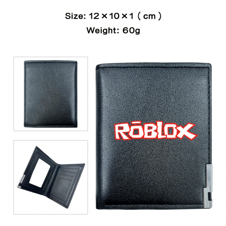 Roblox Anime printing 20% off PU short wallet with zero wallet 10x12x1cm