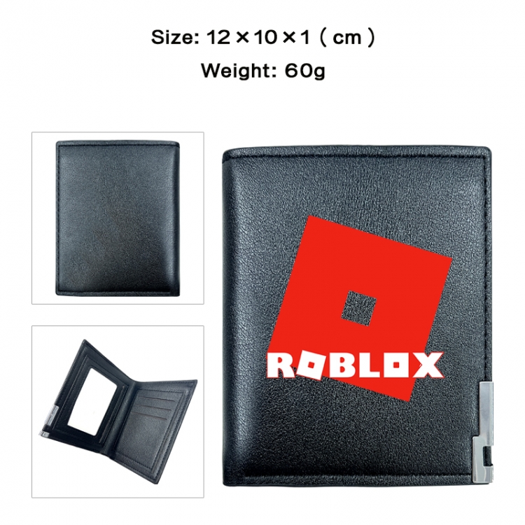 Roblox Anime printing 20% off PU short wallet with zero wallet 10x12x1cm