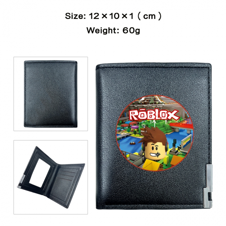 Roblox Anime printing 20% off PU short wallet with zero wallet 10x12x1cm