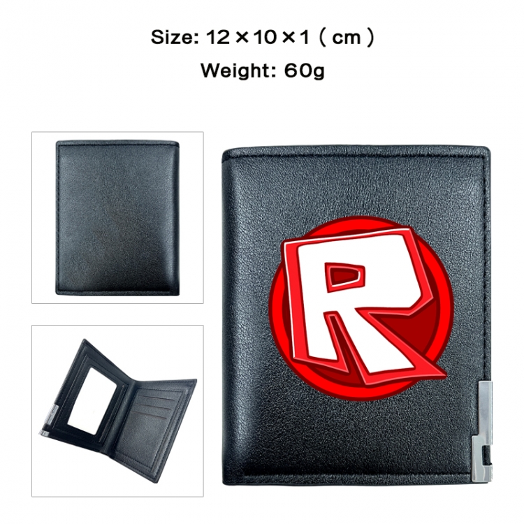 Roblox Anime printing 20% off PU short wallet with zero wallet 10x12x1cm