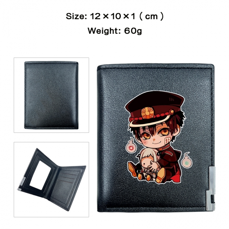 Toilet-bound Hanako-kun Anime printing 20% off PU short wallet with zero wallet 10x12x1cm