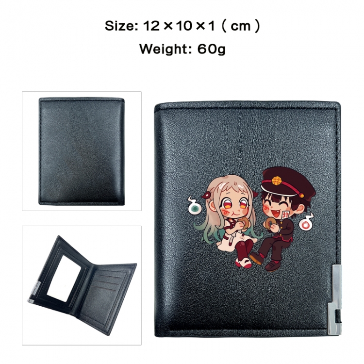 Toilet-bound Hanako-kun Anime printing 20% off PU short wallet with zero wallet 10x12x1cm