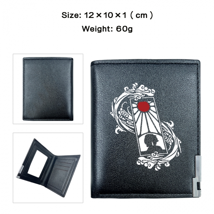 Demon Slayer Kimets Anime printing 20% off PU short wallet with zero wallet 10x12x1cm