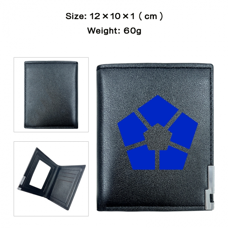 BLUE LOCK Anime printing 20% off PU short wallet with zero wallet 10x12x1cm