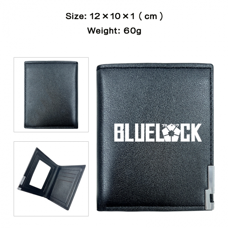 BLUE LOCK Anime printing 20% off PU short wallet with zero wallet 10x12x1cm