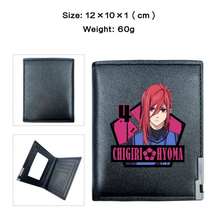 BLUE LOCK Anime printing 20% off PU short wallet with zero wallet 10x12x1cm