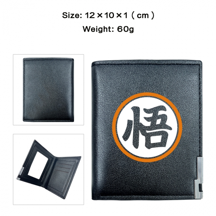 DRAGON BALL Anime printing 20% off PU short wallet with zero wallet 10x12x1cm