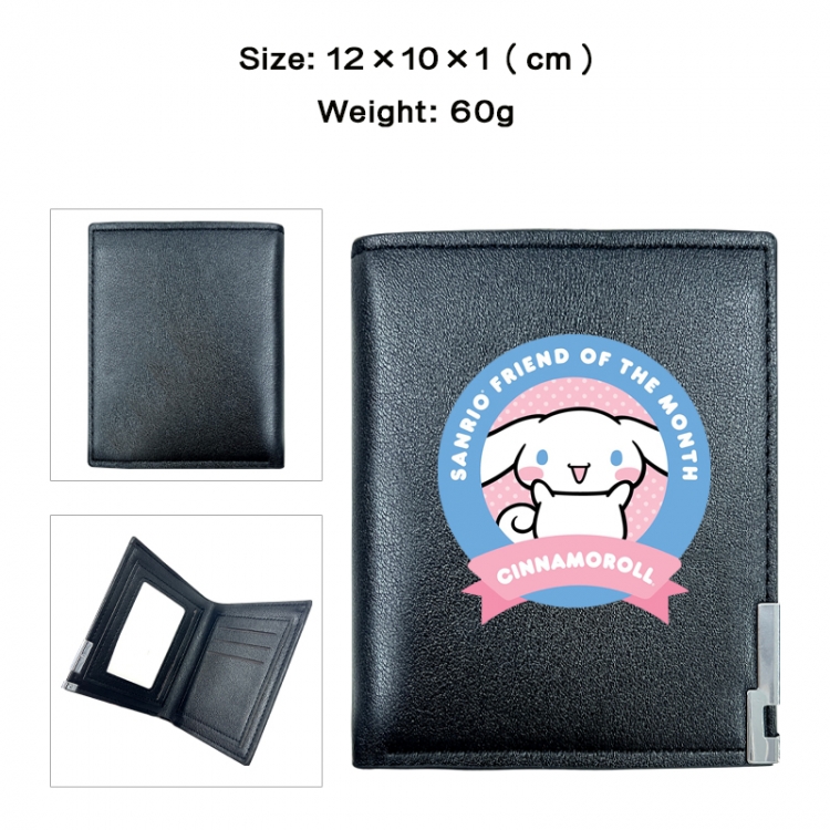 sanrio Anime printing 20% off PU short wallet with zero wallet 10x12x1cm