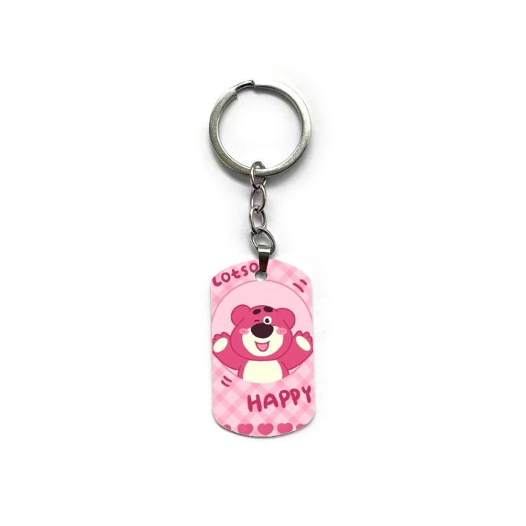 Strawberry Bear Anime double-sided full-color printed keychain price for 5 pcs