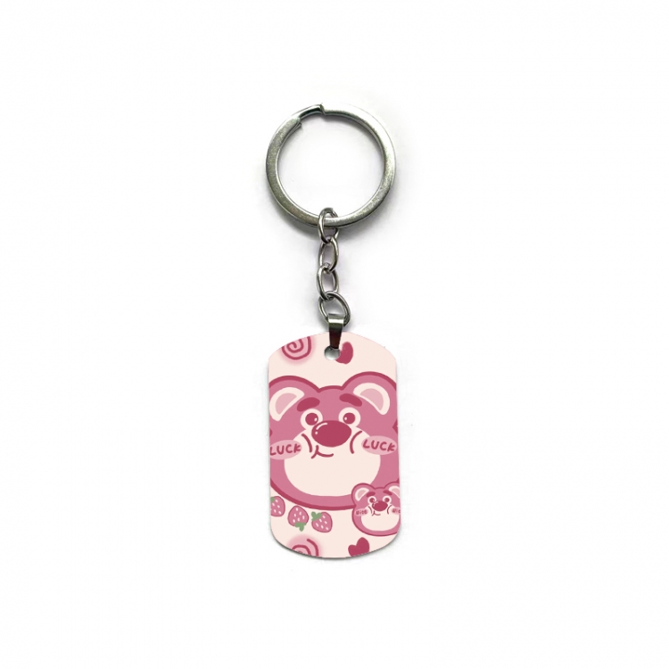 Strawberry Bear Anime double-sided full-color printed keychain price for 5 pcs