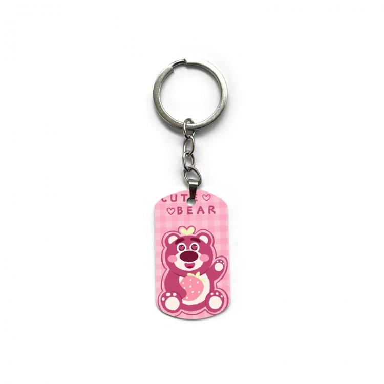 Strawberry Bear Anime double-sided full-color printed keychain price for 5 pcs