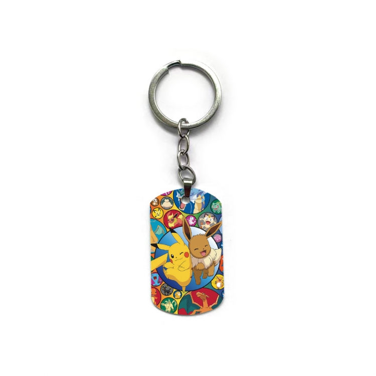 Pokemon Anime double-sided full-color printed keychain price for 5 pcs