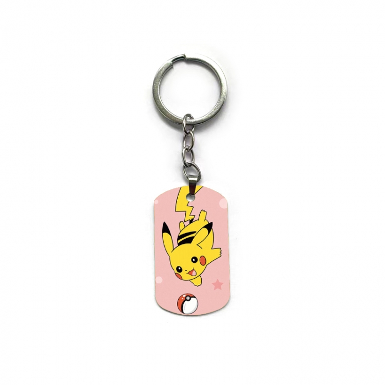 Pokemon Anime double-sided full-color printed keychain price for 5 pcs