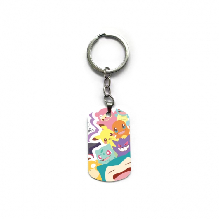 Pokemon Anime double-sided full-color printed keychain price for 5 pcs