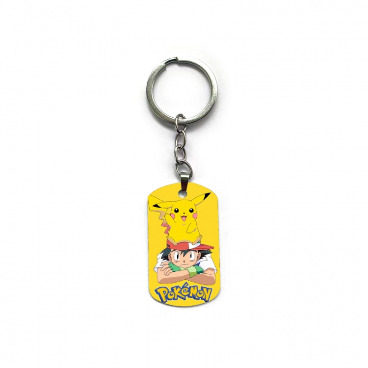 Pokemon Anime double-sided full-color printed keychain price for 5 pcs