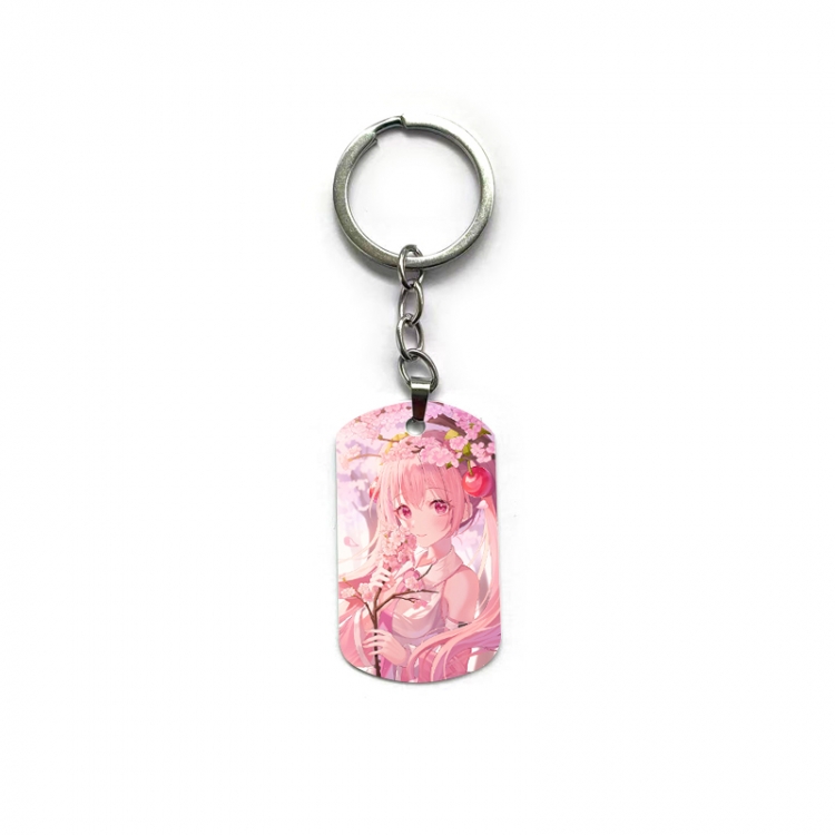 Hatsune Miku  Anime double-sided full-color printed keychain price for 5 pcs