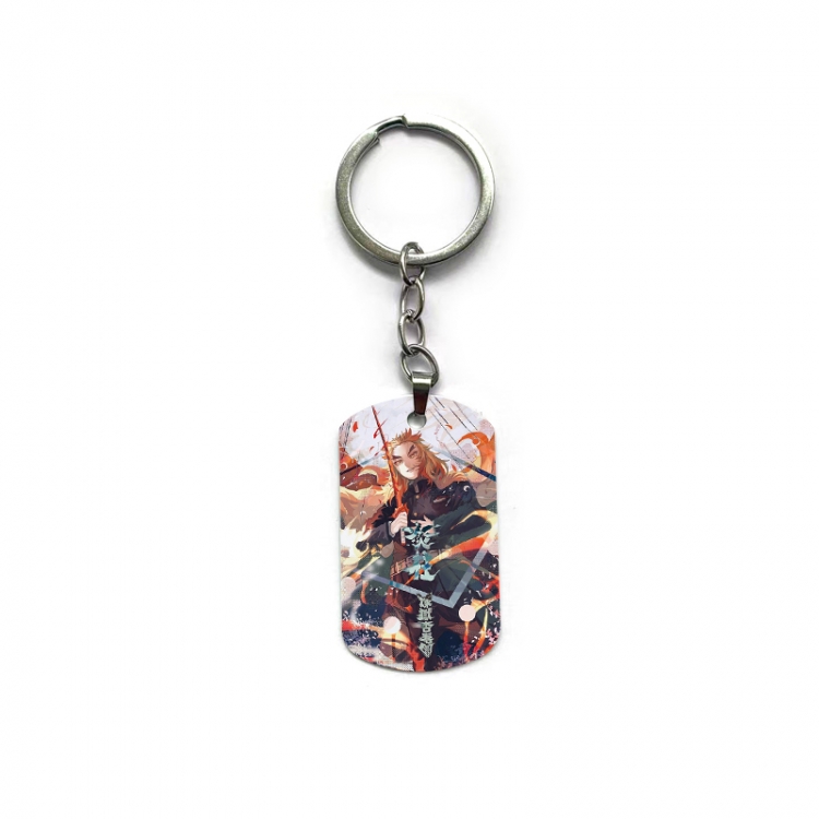 Demon Slayer Kimets Anime double-sided full-color printed keychain price for 5 pcs