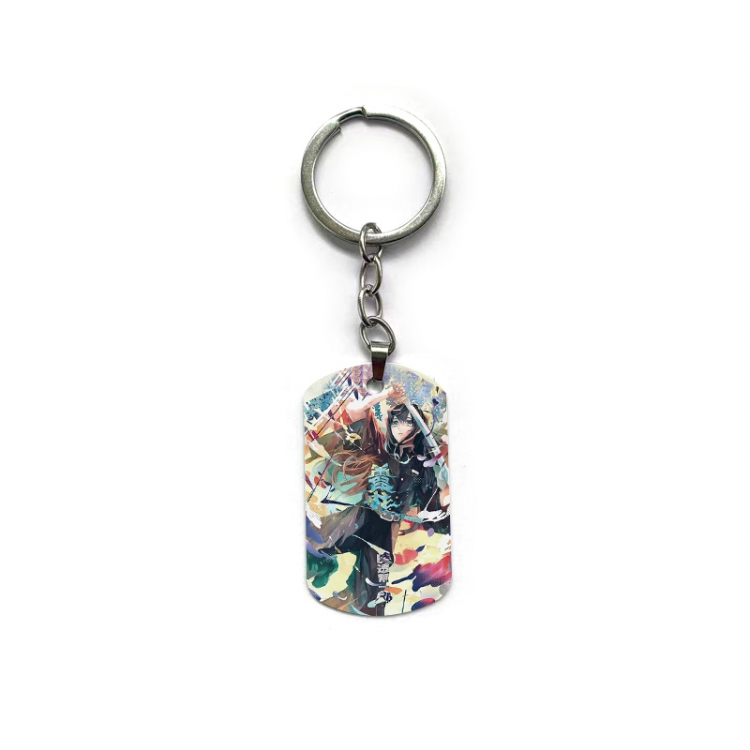 Demon Slayer Kimets Anime double-sided full-color printed keychain price for 5 pcs