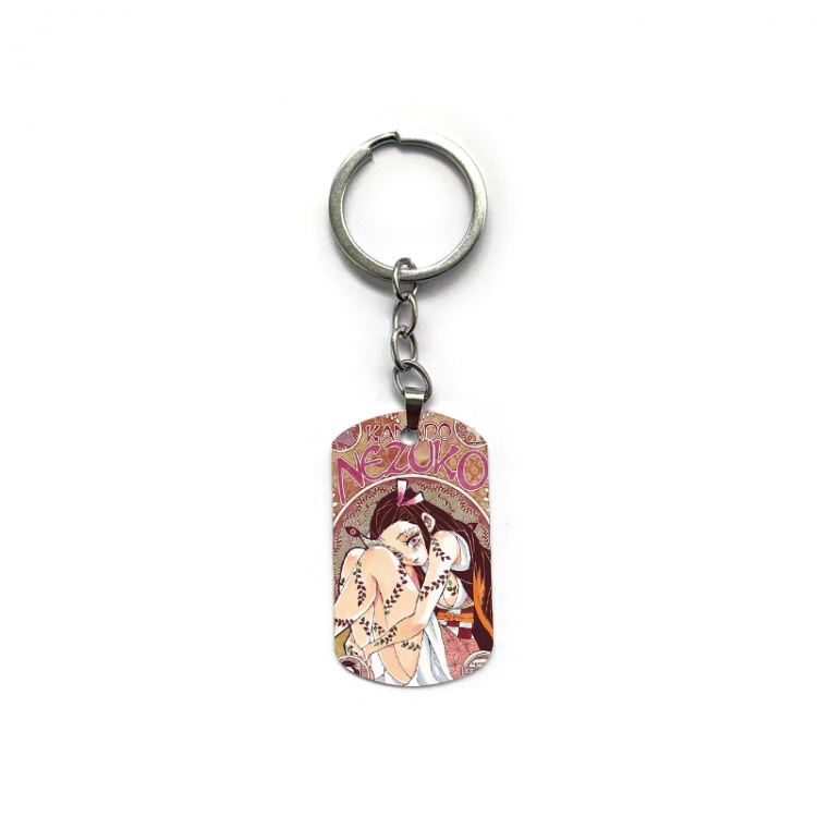 Demon Slayer Kimets Anime double-sided full-color printed keychain price for 5 pcs