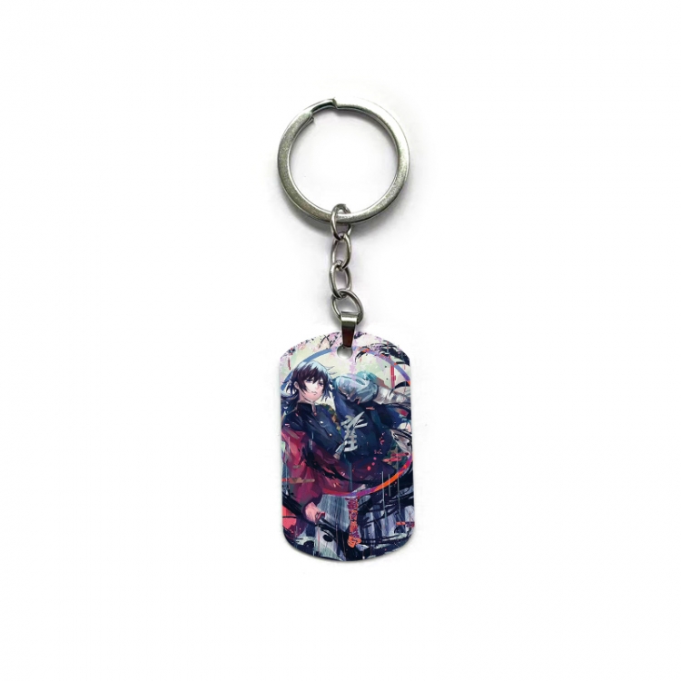 Demon Slayer Kimets Anime double-sided full-color printed keychain price for 5 pcs