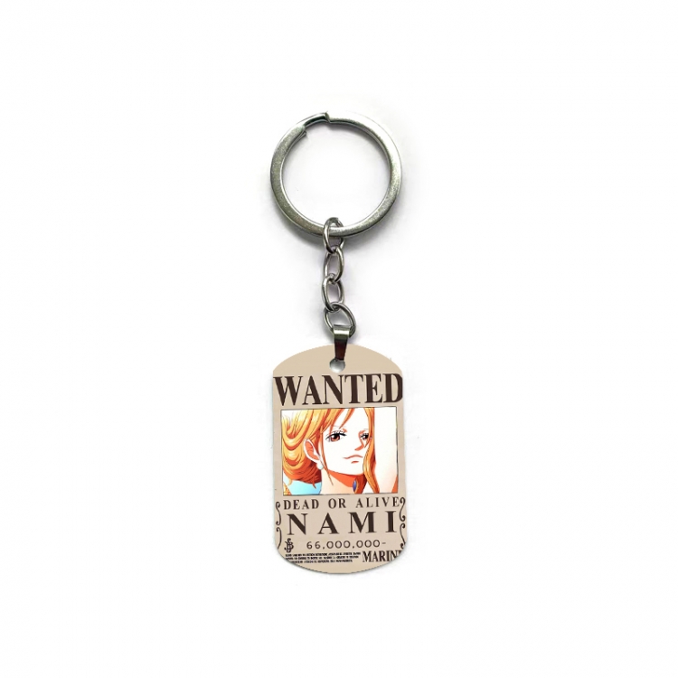 One Piece Anime double-sided full-color printed keychain price for 5 pcs