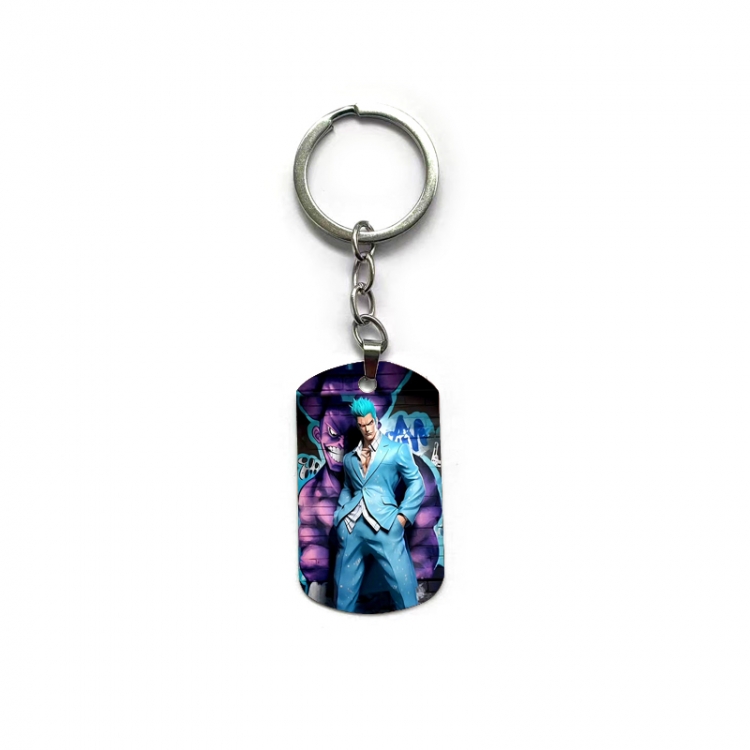 One Piece Anime double-sided full-color printed keychain price for 5 pcs